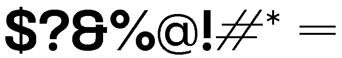 Formula Semi Extended Extrabold 2 Font OTHER CHARS