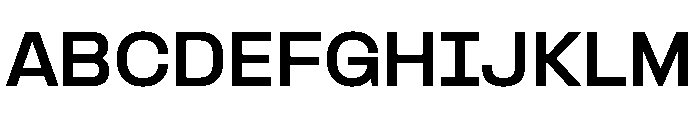 Formula Semi Extended Extrabold 2 Font UPPERCASE