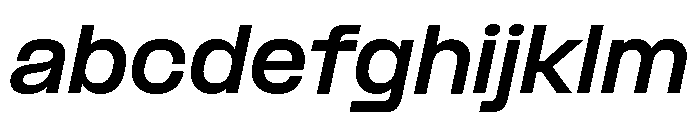 Formula Semi Extended Extrabold Italic 2 FONT
