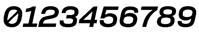 Formula Semi Extended Extrabold Italic Font OTHER CHARS