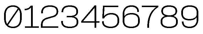 Formula Semi Extended Extralight 2 Font OTHER CHARS