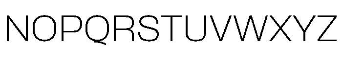 Formula Semi Extended Extralight 2 Font UPPERCASE