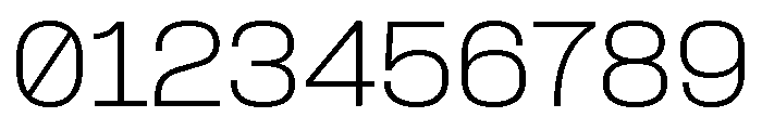 Formula Semi Extended Extralight Font OTHER CHARS