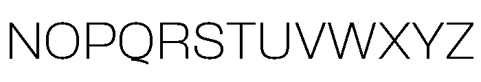 Formula Semi Extended Extralight Font UPPERCASE