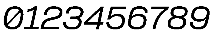 Formula Semi Extended Medium Italic 2 Font OTHER CHARS