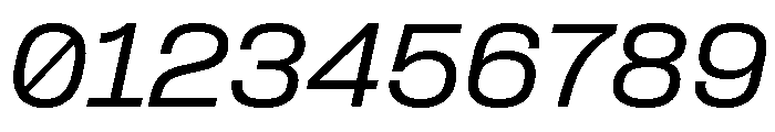 Formula Semi Extended Medium Italic Font OTHER CHARS