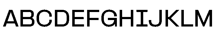 Formula Semi Extended Semibold 2 Font UPPERCASE