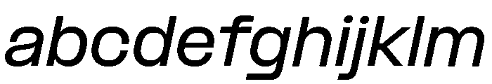 Formula Semi Extended Semibold Italic FONT
