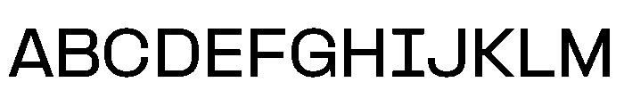 Formula Semi Extended Semibold Font UPPERCASE