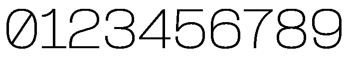 Formula Semi Extended Thin Font OTHER CHARS