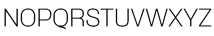 Formula Thin Font UPPERCASE