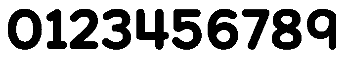 Formulate Bold Font OTHER CHARS
