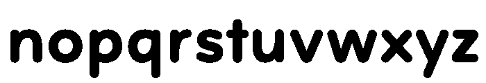 Formulate Bold Font LOWERCASE