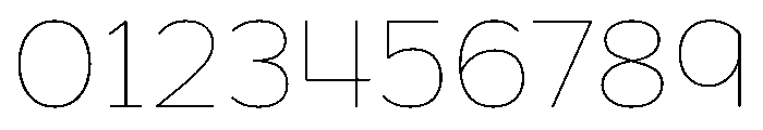 Formulate ExtraLight Font OTHER CHARS