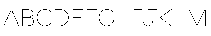 Formulate ExtraLight Font UPPERCASE