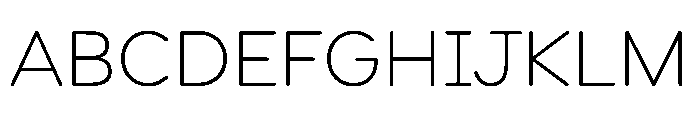 Formulate Light Font UPPERCASE