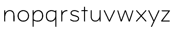 Formulate Light Font LOWERCASE