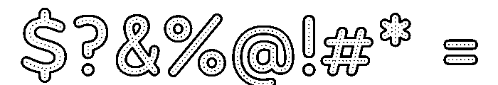 FormulateDecor BoldDots Font OTHER CHARS