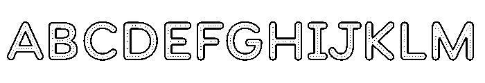 FormulateDecor BoldDots Font UPPERCASE