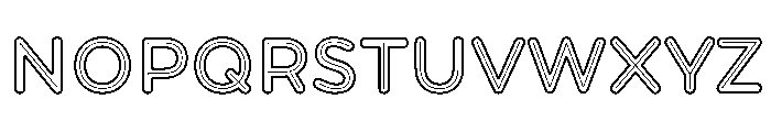 FormulateDecor BoldInline Font UPPERCASE