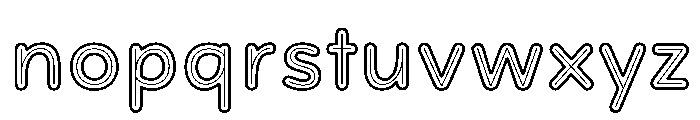 FormulateDecor BoldInline Font LOWERCASE