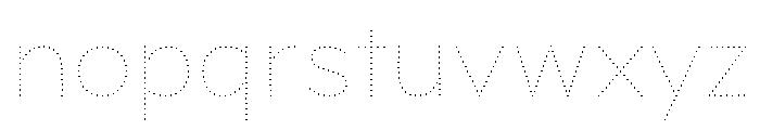 FormulateDecor Dots Font LOWERCASE