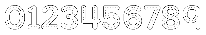 FormulateDecor LightDots Font OTHER CHARS