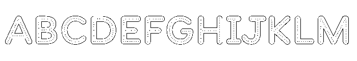 FormulateDecor LightDots Font UPPERCASE