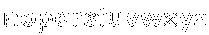 FormulateDecor LightDots Font LOWERCASE