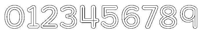 FormulateDecor LightInline Font OTHER CHARS