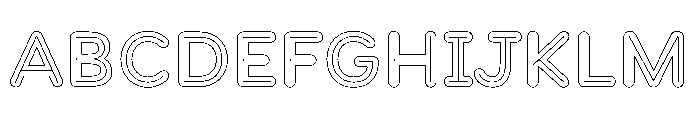 FormulateDecor LightInline Font UPPERCASE
