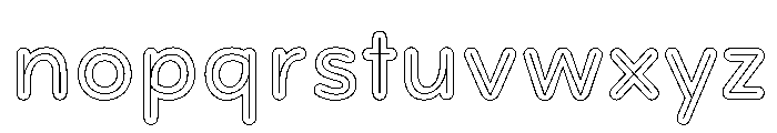 FormulateDecor LightInline Font LOWERCASE