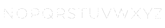 FormulateLayer InlineDots Font UPPERCASE