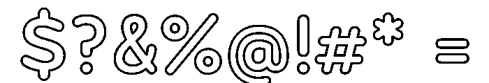 FormulateLayer OutlineBold Font OTHER CHARS