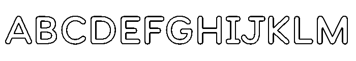 FormulateLayer OutlineBold Font UPPERCASE