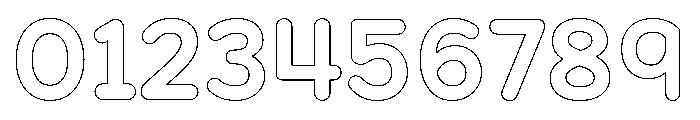 FormulateLayer OutlineLight Font OTHER CHARS