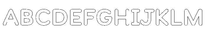 FormulateLayer OutlineLight Font UPPERCASE