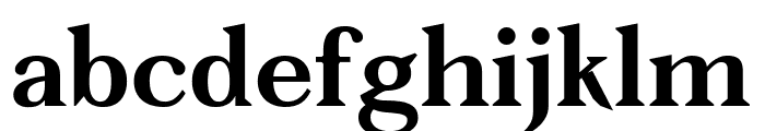 Fortescue Bold Font LOWERCASE
