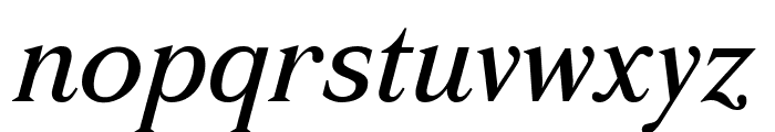 Fortescue Italic Font LOWERCASE