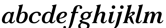 Fortescue SemiBold Italic Font LOWERCASE