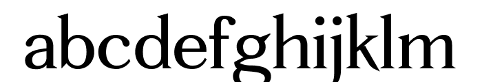 Fortescue Font LOWERCASE