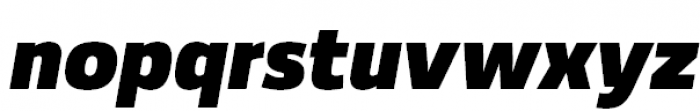 Foros Extra Bold Italic Font LOWERCASE