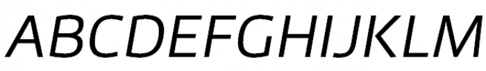 Foros Italic Font UPPERCASE