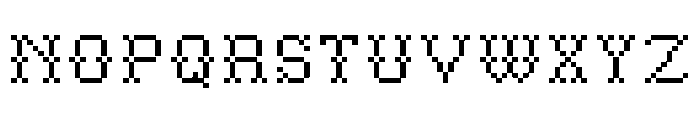 Folk Art Block Font UPPERCASE