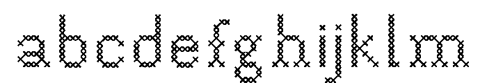 Folk Art Cross FONT