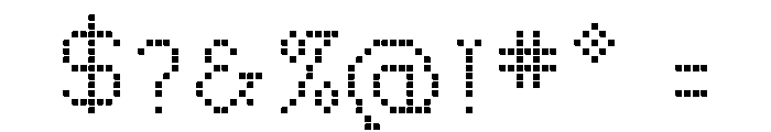 Folk Art Square Font OTHER CHARS