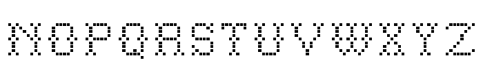Folk Art Square Font UPPERCASE