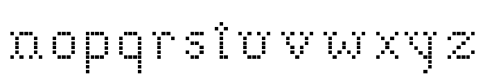 Folk Art Square Font LOWERCASE
