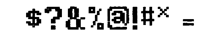 Folk Art Stitch Font OTHER CHARS