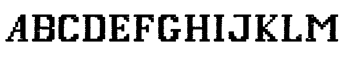 Folk Art Stitch Font UPPERCASE